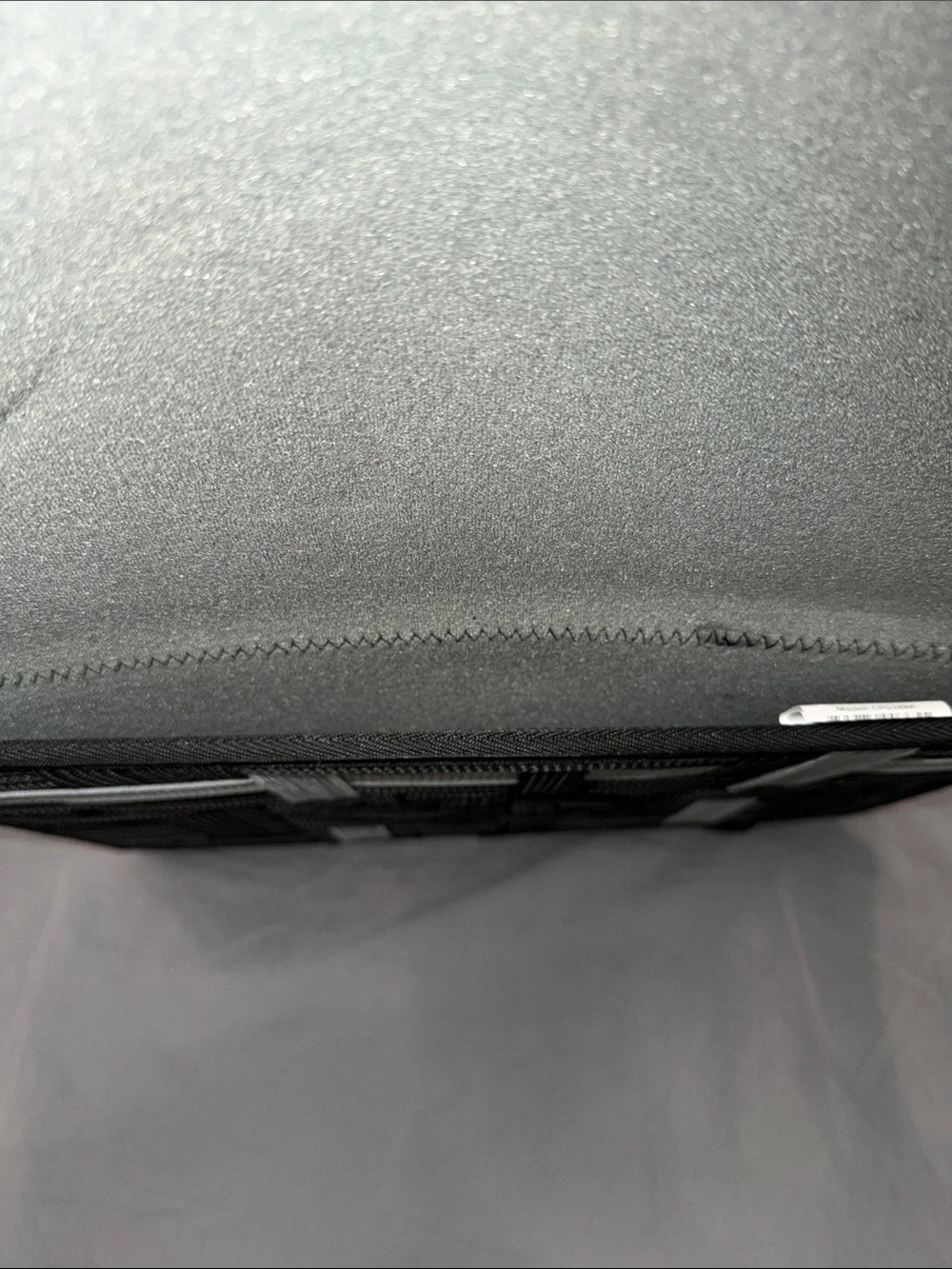 Black Tablet Sleeve Case with Elastic Straps